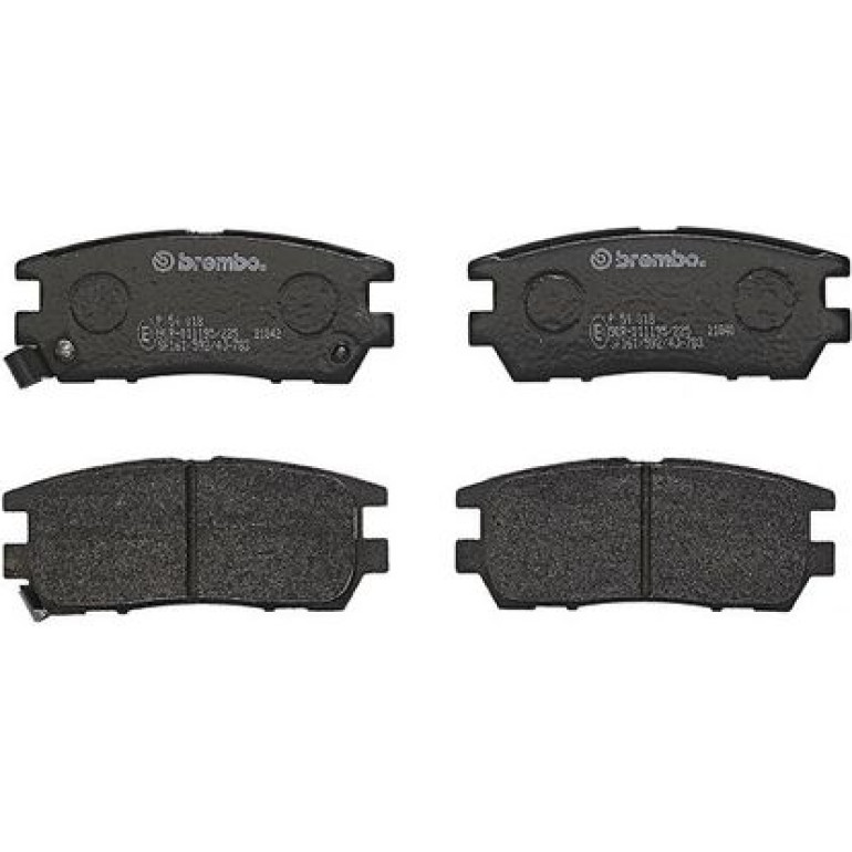 BREMBO Bremsklötze HA P 54 018 BREMBO Bremsklötze HA P 54 018