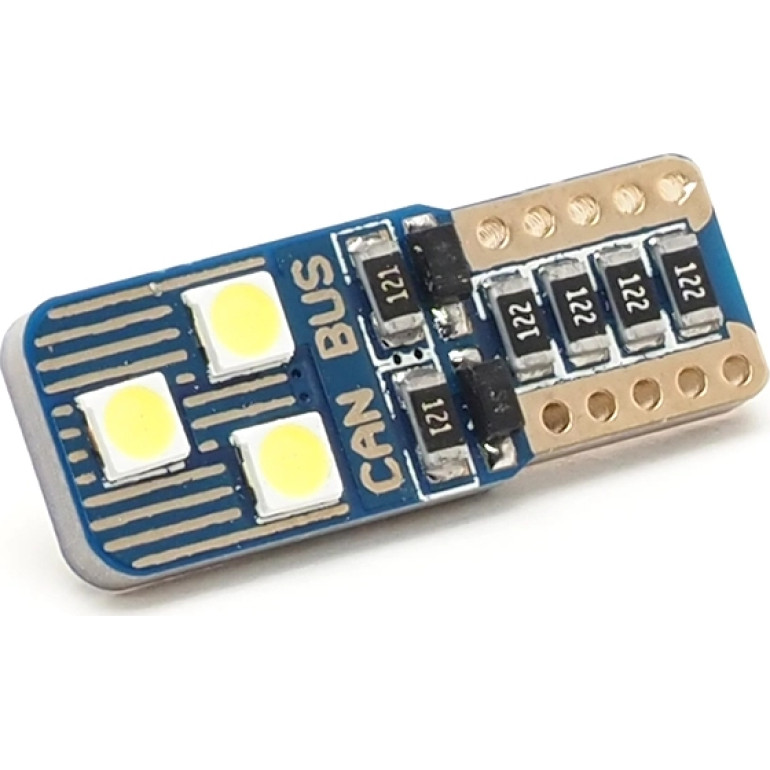 LED Glassockel W5W W2,1x9,5d 6x 2835 SMD Weiß T10 Canbus LED Glassockel W5W W2,1x9,5d 6x 2835 SMD Weiß T10 Canbus