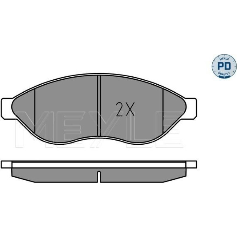 Bremsbelagsatz Fiat P. Ducato/Boxer/Jumper 06- Adowno— 1700 025 244 6819-2/PD Bremsbelagsatz Fiat P. Ducato/Boxer/Jumper 06- Adowno— 1700 025 244 6819-2/PD