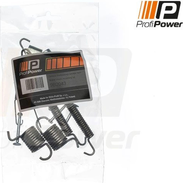 PROFIPOWER Zubehörsatz, Bremsbacken 9B2043 PROFIPOWER Zubehörsatz, Bremsbacken 9B2043