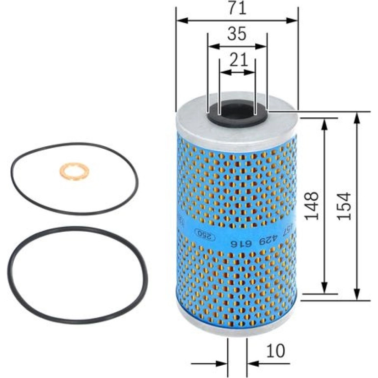Ölfilter 1457429616 Ölfilter 1457429616