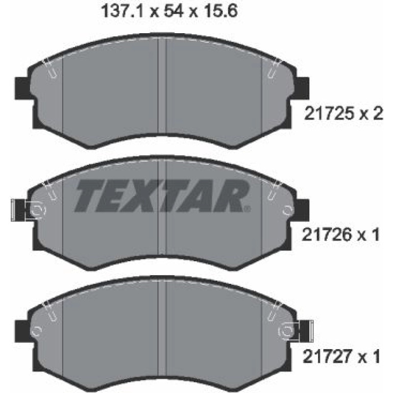 Bremsbelagsatz Ssangyong P. Musso/Rexton 2.0-3.2 96 2172502 Bremsbelagsatz Ssangyong P. Musso/Rexton 2.0-3.2 96 2172502