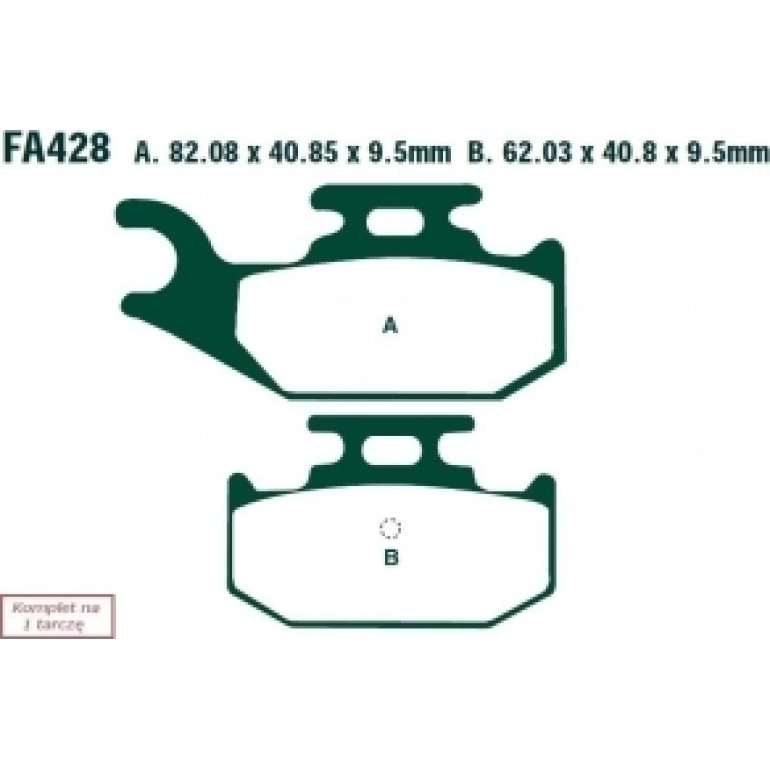 EBC Bremsklötze FA428R EBC Bremsklötze FA428R