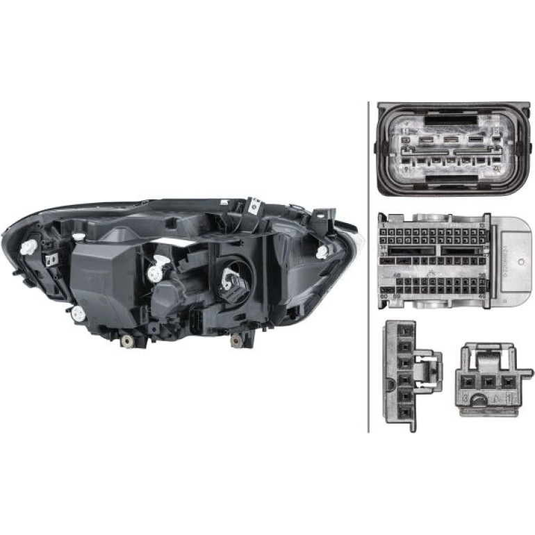 Scheinwerfer L VOLL-LED +TGFL +KRVL HELLA PQ 1EX 011 930-411 Scheinwerfer L VOLL-LED +TGFL +KRVL HELLA PQ 1EX 011 930-411
