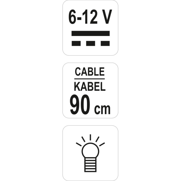 Kfz Spannungspräfer 6-12V Kabel 90cm YT-2866 Kfz Spannungspräfer 6-12V Kabel 90cm YT-2866