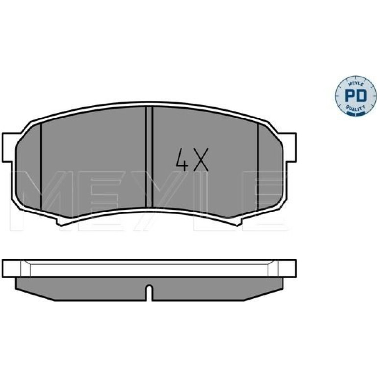 Bremsbelagsatz Toyota T. Landcruiser 03/Pajero 03 025 219 4715/PD Bremsbelagsatz Toyota T. Landcruiser 03/Pajero 03 025 219 4715/PD
