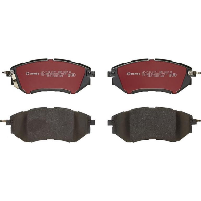 BREMBO Bremsklötze Xtra VA/ HA P 78 017X BREMBO Bremsklötze Xtra VA/ HA P 78 017X