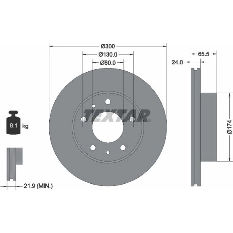 Bremsscheibe Fiat P.Ducato 94-/02-/06- 18 300Mm 92116703 Bremsscheibe Fiat P.Ducato 94-/02-/06- 18 300Mm 92116703