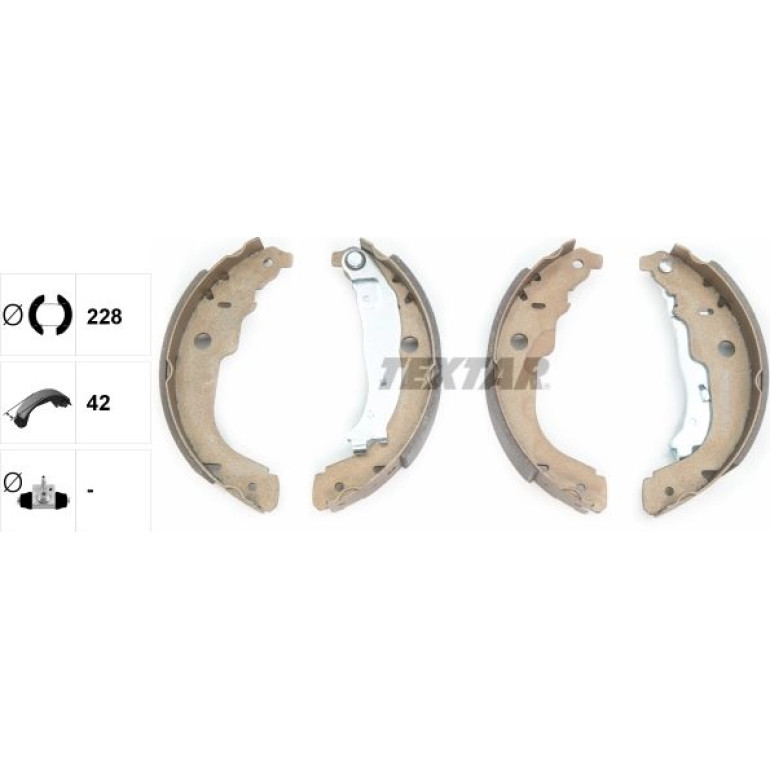 Bremsbacken Peugeot 207 06 91067200 Bremsbacken Peugeot 207 06 91067200