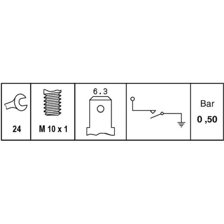 HELLA Öldruckschalter 6ZL 009 600-071 HELLA Öldruckschalter 6ZL 009 600-071