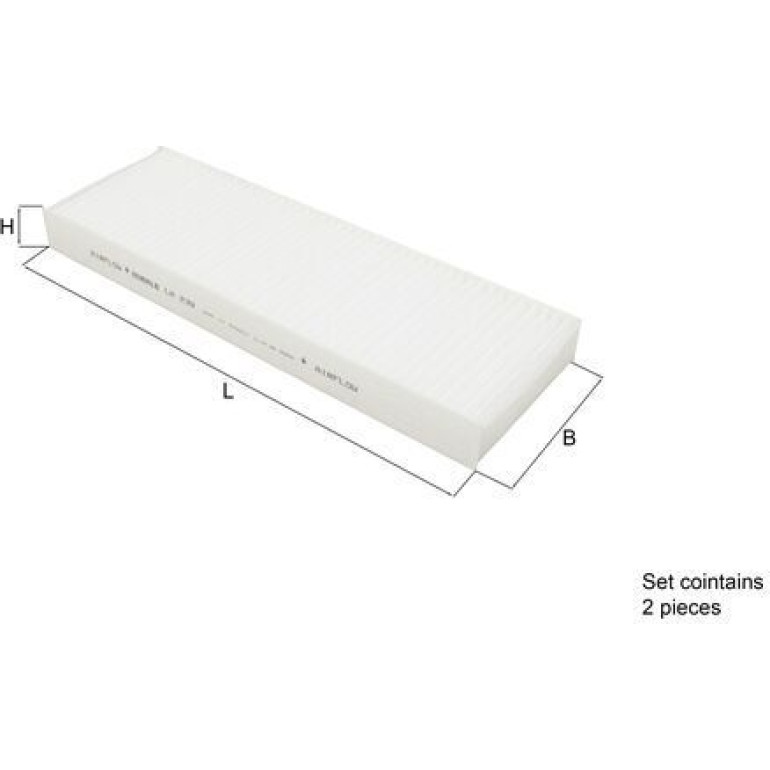 MAHLE Filter, Innenraumluft LA 239/S