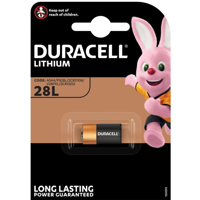 Duracell HP Lithium 28L (2CR11108) B1 5000394002838 Duracell HP Lithium 28L (2CR11108) B1 5000394002838