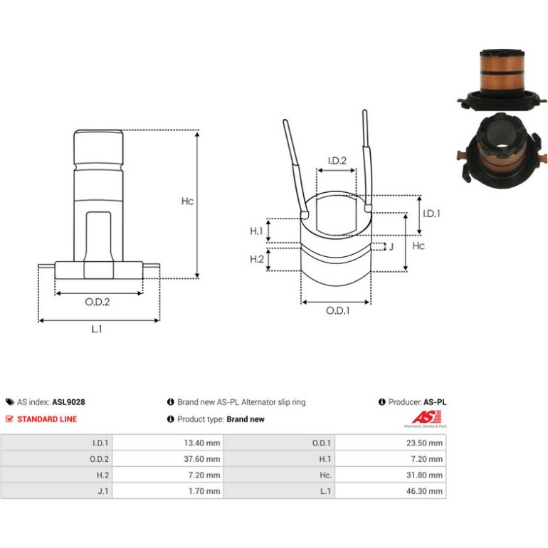 Schleifring, Generator ASL9028