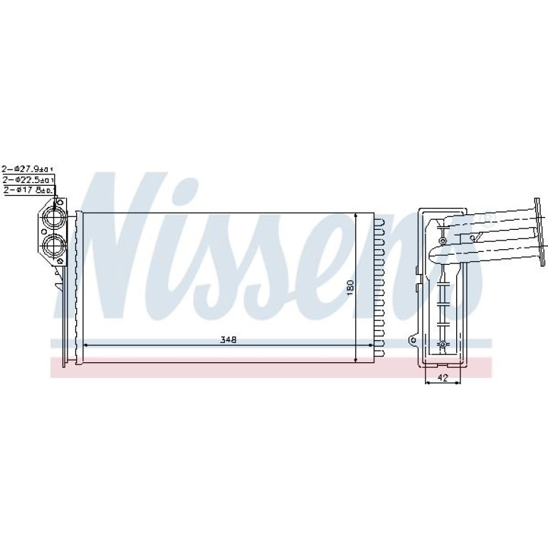 Heizkühler PKW 73941 Heizkühler PKW 73941