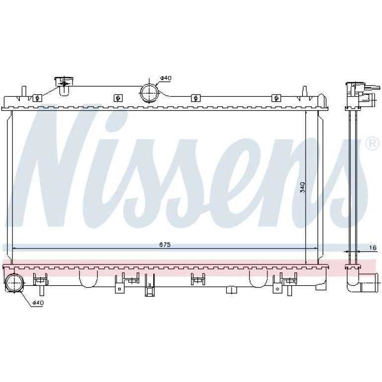Wasserkühler PKW 67719 Wasserkühler PKW 67719