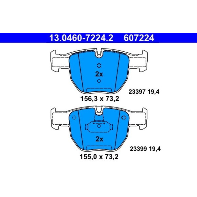 Bremsbelagsatz Land Rover P. Range Rover 3.0D/4.2-4.4 4X4 02-12 13.0460-7224.2