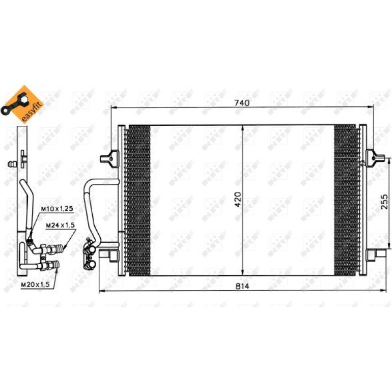 Kondensator, Klimaanlage 35226