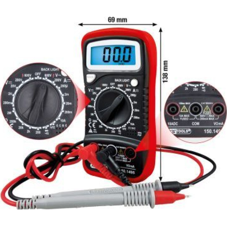 KS TOOLS Multimeter 150.1495 KS TOOLS Multimeter 150.1495
