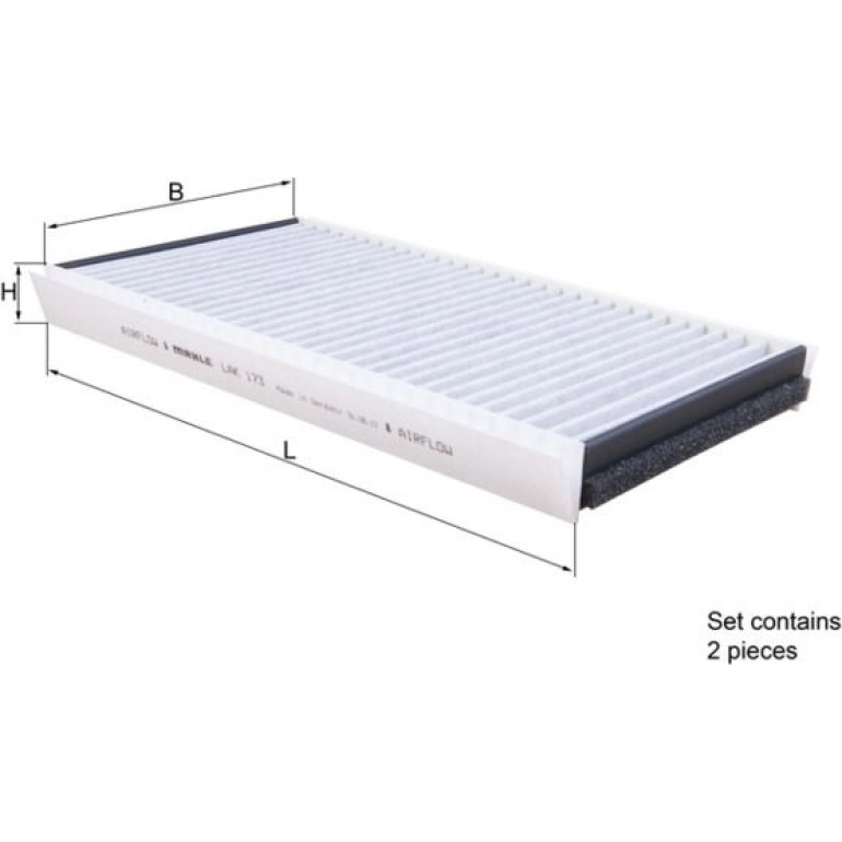 MAHLE Filter, Innenraumluft LAK 173/S MAHLE Filter, Innenraumluft LAK 173/S