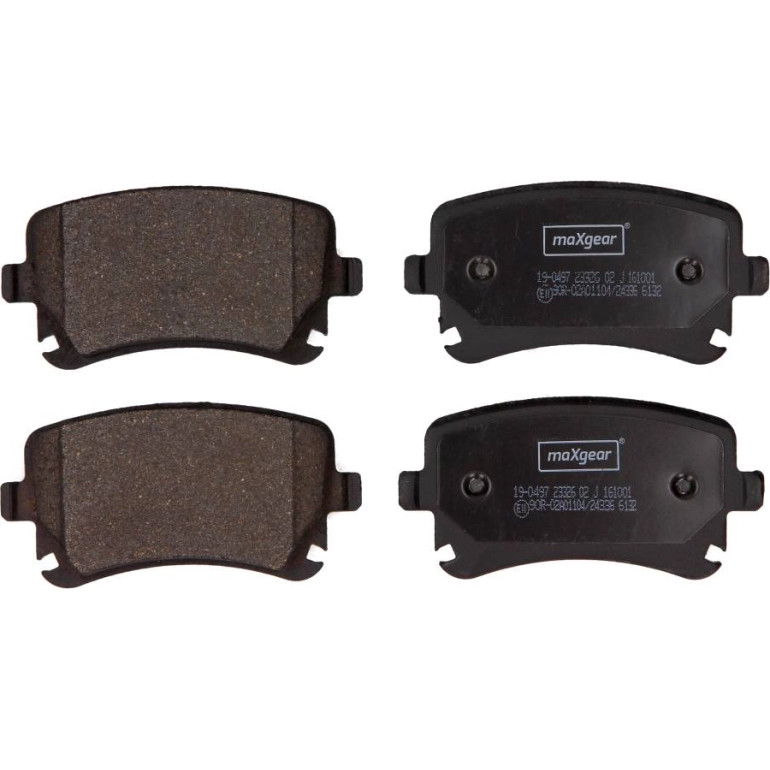 Maxgear 19-0497 Bremsbelagsatz Vw T. T5 03-/A4/A6/A8 04- Ohne Sensor Maxgear 19-0497 Bremsbelagsatz Vw T. T5 03-/A4/A6/A8 04- Ohne Sensor
