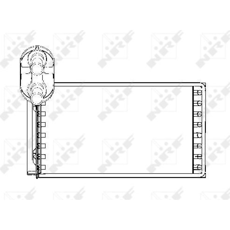 Wärmetauscher, Innenraumheizung 53550 Wärmetauscher, Innenraumheizung 53550