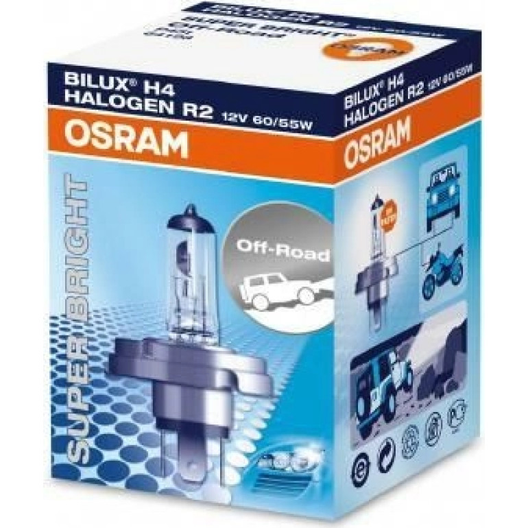 R2 OSRAM 12V 60/55W P45T R2 RALLY 64198SB R2 OSRAM 12V 60/55W P45T R2 RALLY 64198SB