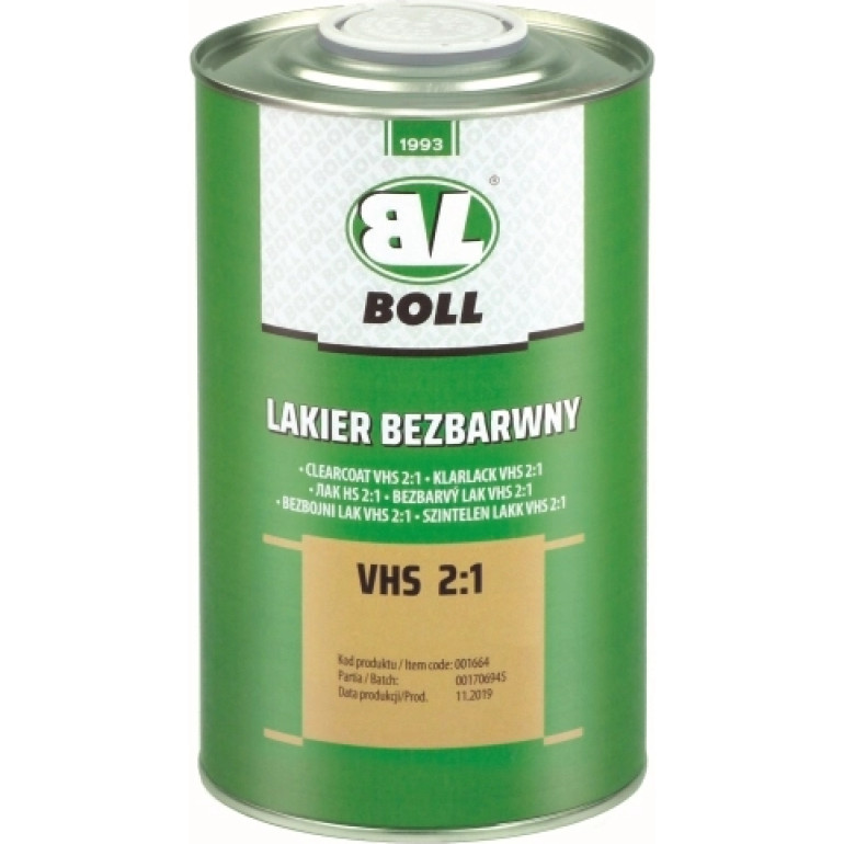 Boll Klarlack VS 2:1 Dose 1L 001664 Boll Klarlack VS 2:1 Dose 1L 001664