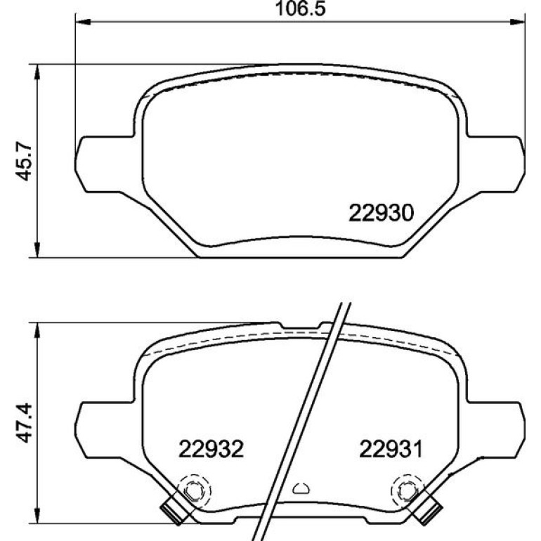 BREMBO Bremsklötze HA P 59 099