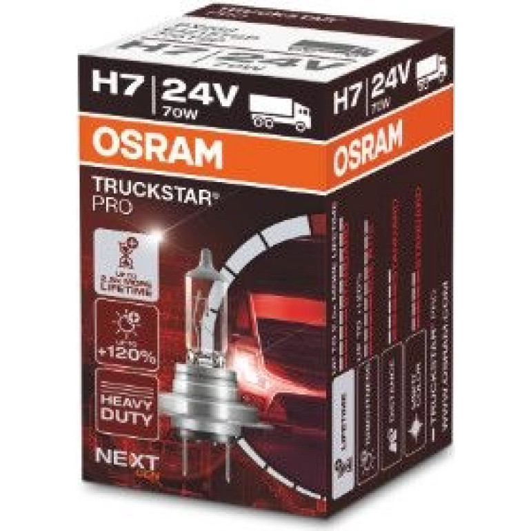 H7 OSRAM 24V 70W PX26D 64215TSP