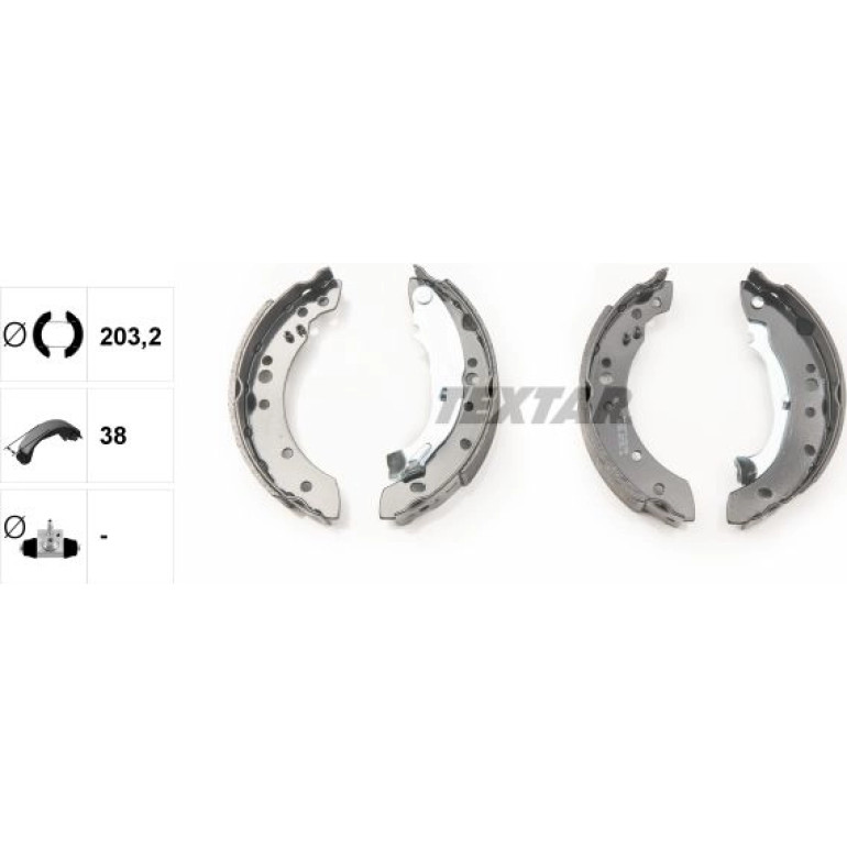 Bremsbacken Citroen C2/C3 91059800 Bremsbacken Citroen C2/C3 91059800