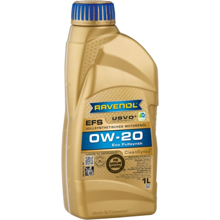 RAVENOL Motoröl EFS EcoFullSynthetik SAE 0W-20 1 Liter 1111105-001 RAVENOL Motoröl EFS EcoFullSynthetik SAE 0W-20 1 Liter 1111105-001