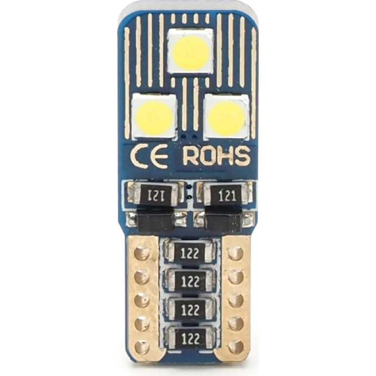 LED Glassockel W5W W2,1x9,5d 6x 2835 SMD Weiß T10 Canbus LED Glassockel W5W W2,1x9,5d 6x 2835 SMD Weiß T10 Canbus