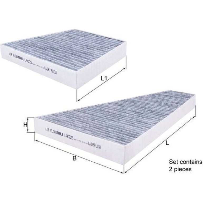 MAHLE Filter, Innenraumluft LAK 225/S MAHLE Filter, Innenraumluft LAK 225/S