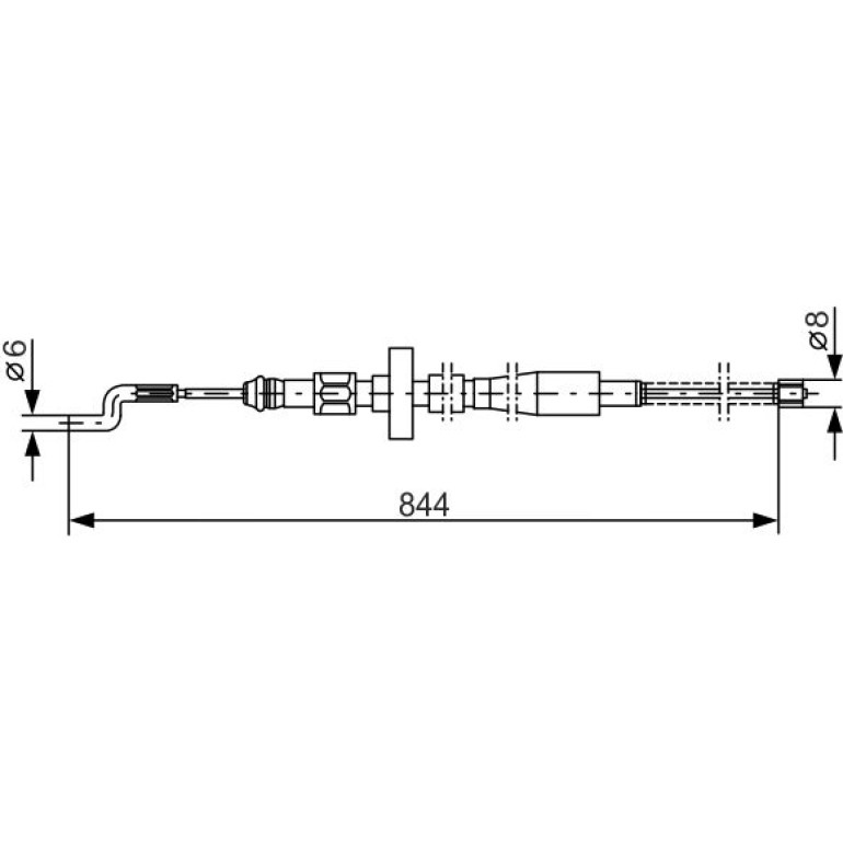 Handbremsseil 1987477171 Handbremsseil 1987477171