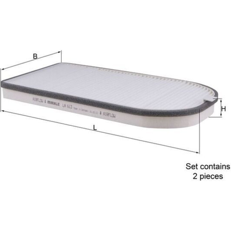 MAHLE Filter, Innenraumluft LA 613/S MAHLE Filter, Innenraumluft LA 613/S