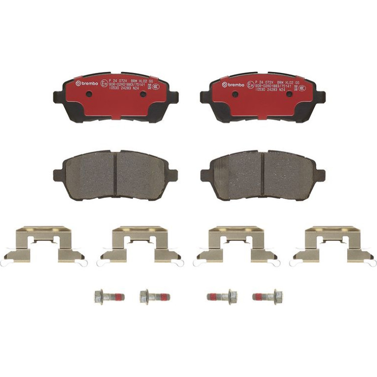 BREMBO Bremsklötze Xtra VA P 24 072X BREMBO Bremsklötze Xtra VA P 24 072X
