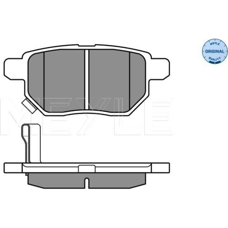 Bremsbelagsatz Toyota T. Yaris 06-/Auris 07-Japan/Prius 025 246 1015/W Bremsbelagsatz Toyota T. Yaris 06-/Auris 07-Japan/Prius 025 246 1015/W