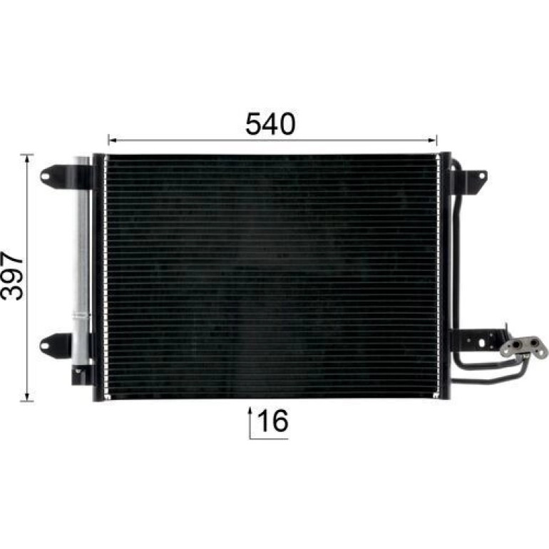 Kondensator, Klimaanlage AC 324 000S Kondensator, Klimaanlage AC 324 000S