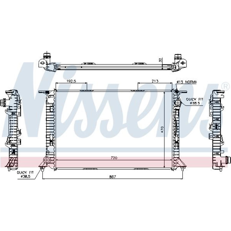 Wasserkühler PKW 60319 Wasserkühler PKW 60319