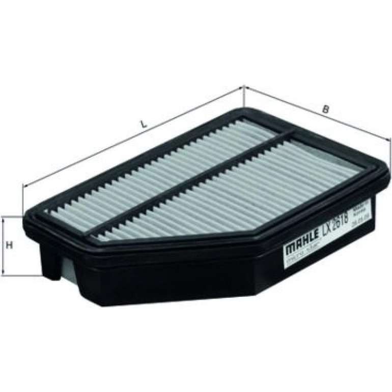 MAHLE Luftfilter LX 2618 MAHLE Luftfilter LX 2618