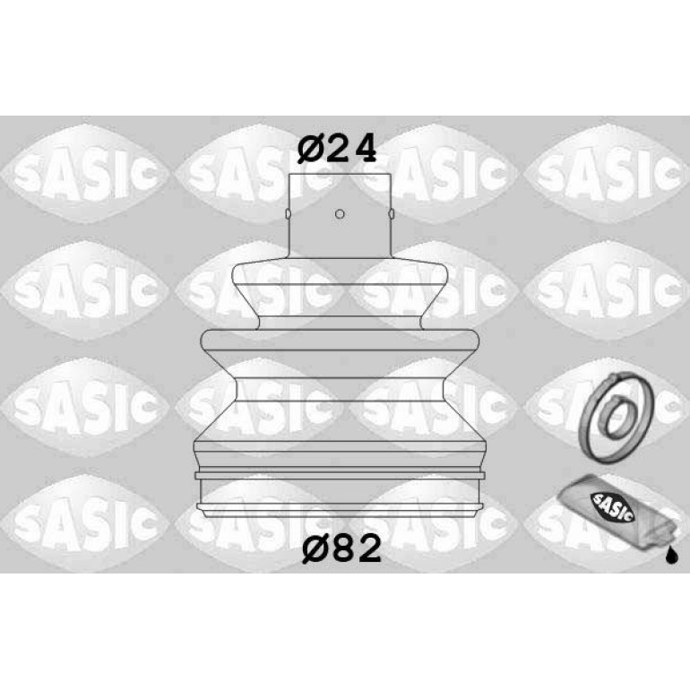 SASIC Faltenbalgsatz, Antriebswelle 4003448 SASIC Faltenbalgsatz, Antriebswelle 4003448