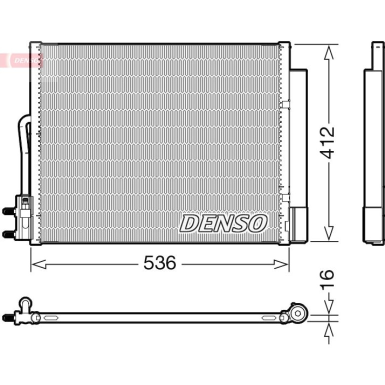 DENSO Kondensator, Klimaanlage DCN20043 DENSO Kondensator, Klimaanlage DCN20043