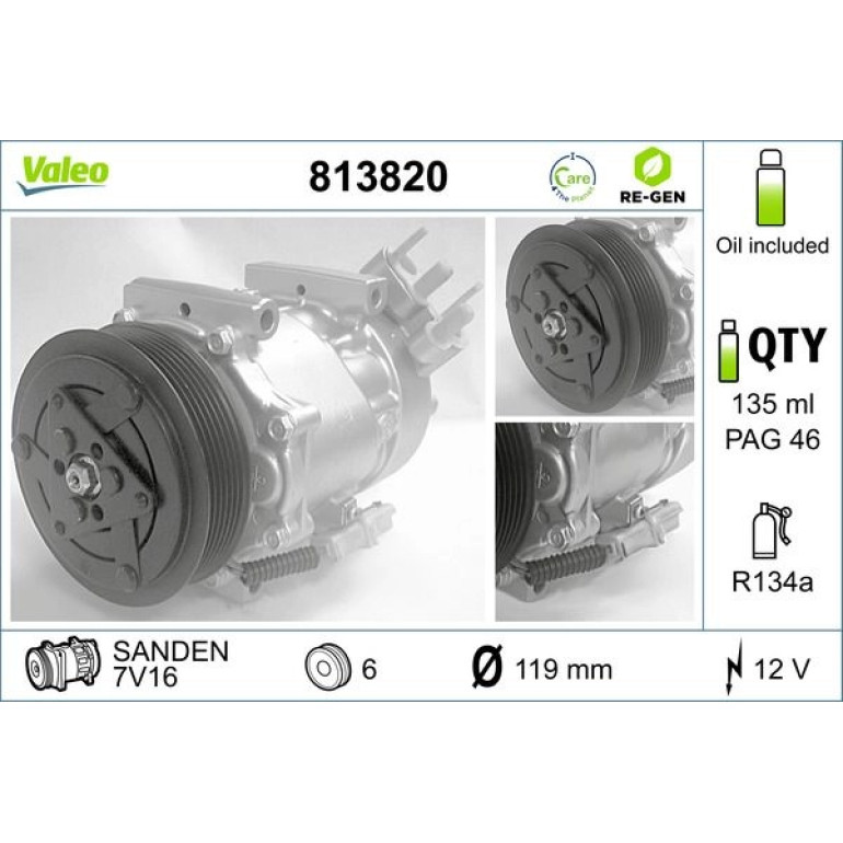 VALEO Kompressor 399576 VALEO Kompressor 399576
