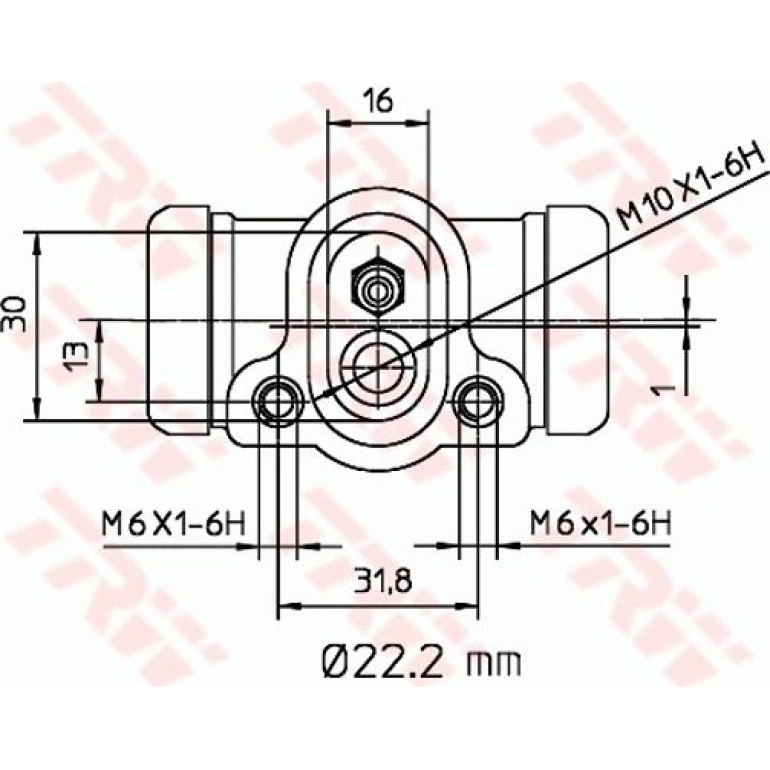 TRW Bremsrolle BWH311 TRW Bremsrolle BWH311