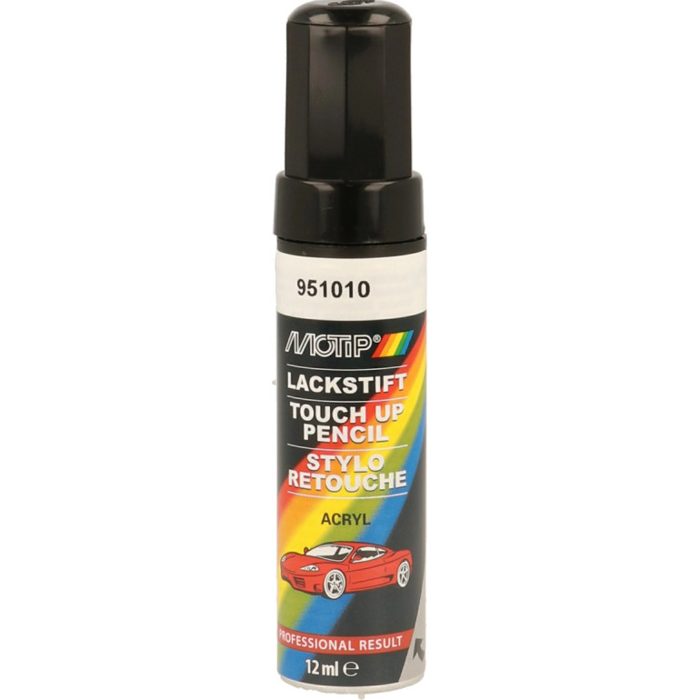 MoTip Lackstift Kompakt schwarz metallic 12ml 951010