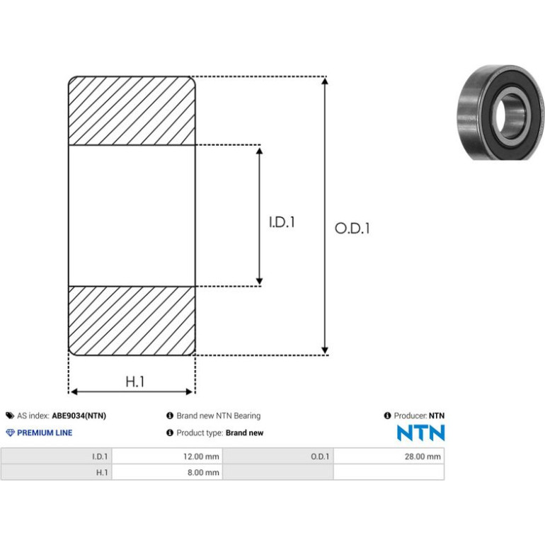 AS-PL Lager ABE9034(NTN) AS-PL Lager ABE9034(NTN)