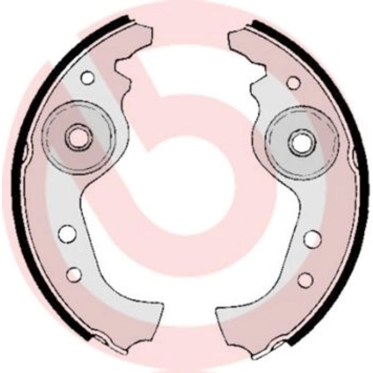 Bremsbackensatz HA S 23 501 Bremsbackensatz HA S 23 501