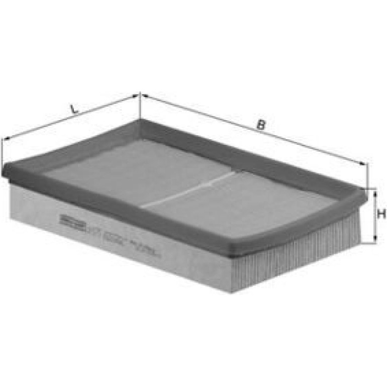 MAHLE Luftfilter LX 1575 MAHLE Luftfilter LX 1575