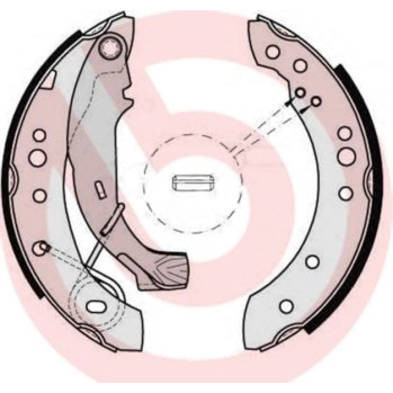Bremsbackensatz HA S 61 526 Bremsbackensatz HA S 61 526