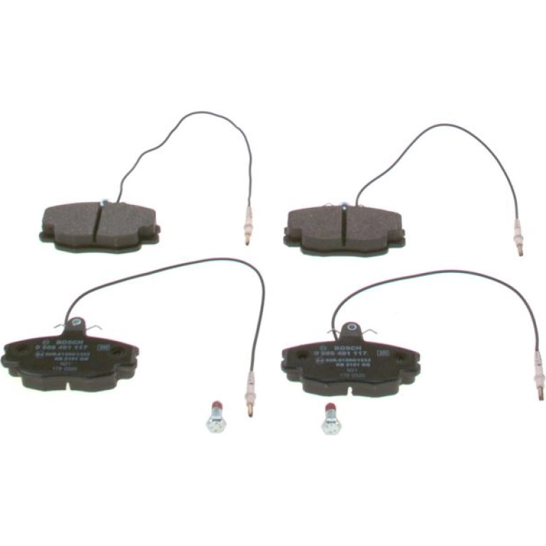 Bosch Bremsbelagsatz 0 986 461 117